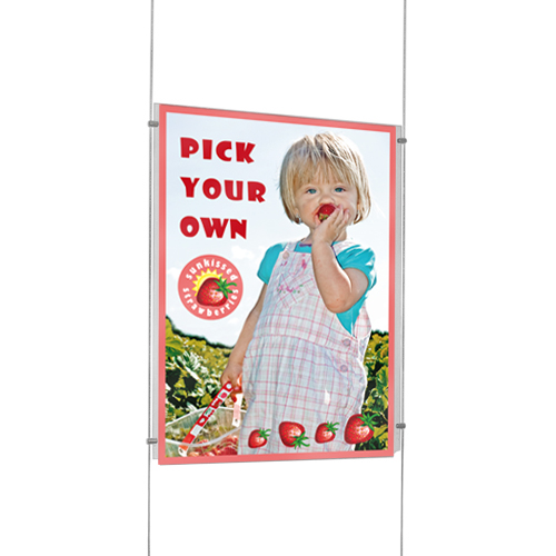 Retail store poster displays from Shop Display Systems